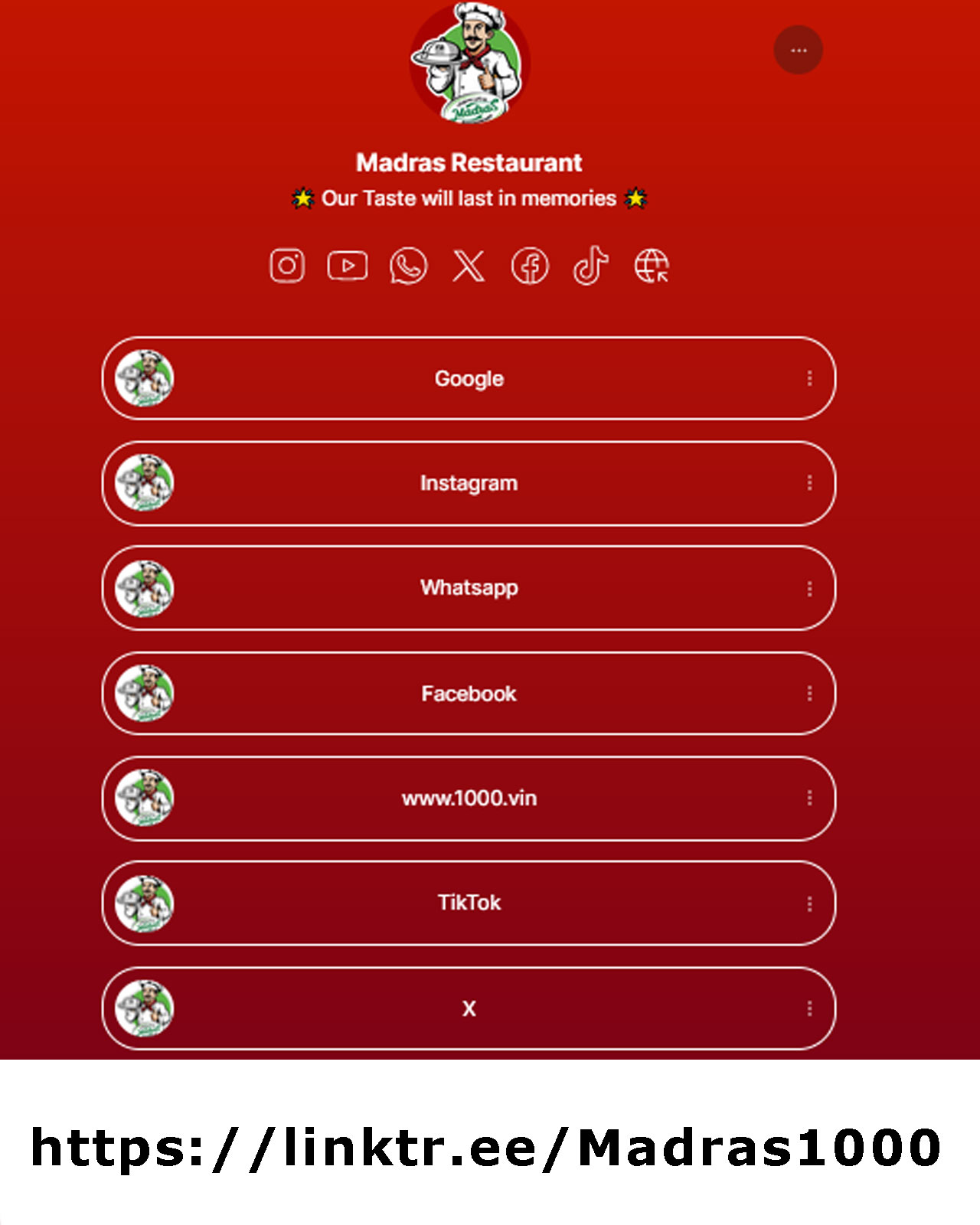 Madras restaurant